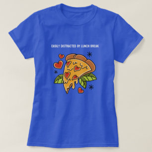 Easily Distracted By Lunch Break School T-Shirt