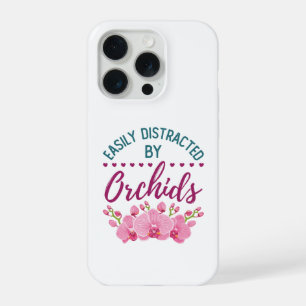 Easily Distracted by Orchids Orchid Lover iPhone 15 Pro Case