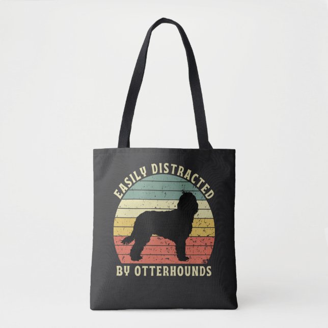 Easily distracted by Otterhounds Tote Bag (Front)
