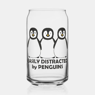 Easily Distracted by Penguins Can Glass