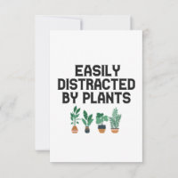 Easily Distracted By Plants Funny Gardening Adhd 