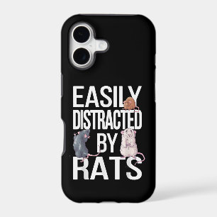 Easily Distracted By Rats Rat Mom Rat Dad Funny Ra