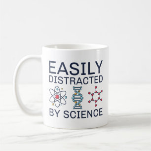 Easily Distracted By Science Coffee Mug
