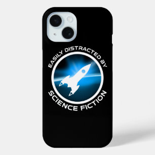 Easily Distracted By Science Fiction iPhone 15 Case