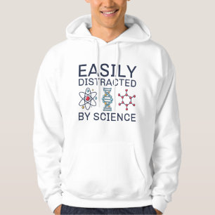 Easily Distracted By Science Hoodie