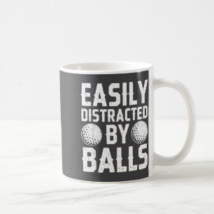 Easily Distracted By Shirt Funny Men Women Golf Lo Coffee Mug