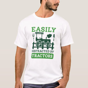 Easily Distracted By Tractors T-Shirt