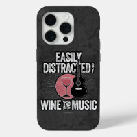 Easily Distracted by Wine and Music Case-Mate iPho