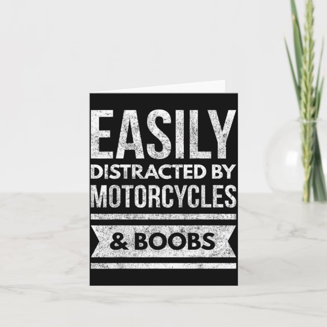 Easily Distracted Card (Front)