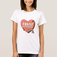 Easily Distracted Funny ADHD Quote