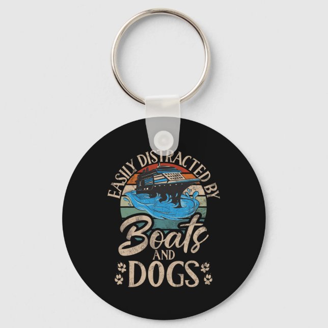 Easily Distracted  Keychain (Front)