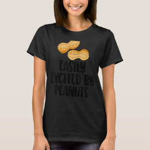 Easily Excited By Peanuts Tasty   Gender Reveal Lo T-Shirt