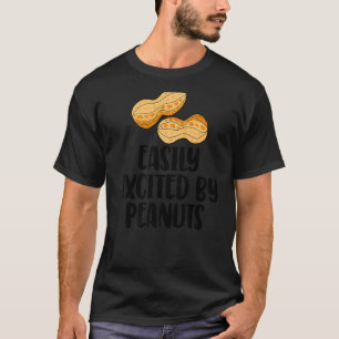 Easily Excited By Peanuts Tasty  Gender Reveal Lov T-Shirt