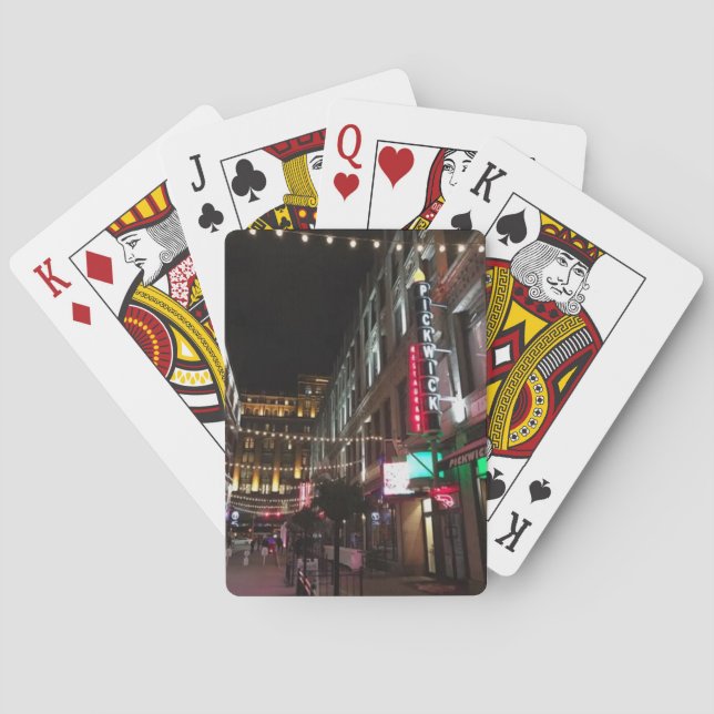East 4th Street, Cleveland, Ohio Playing Cards (Back)
