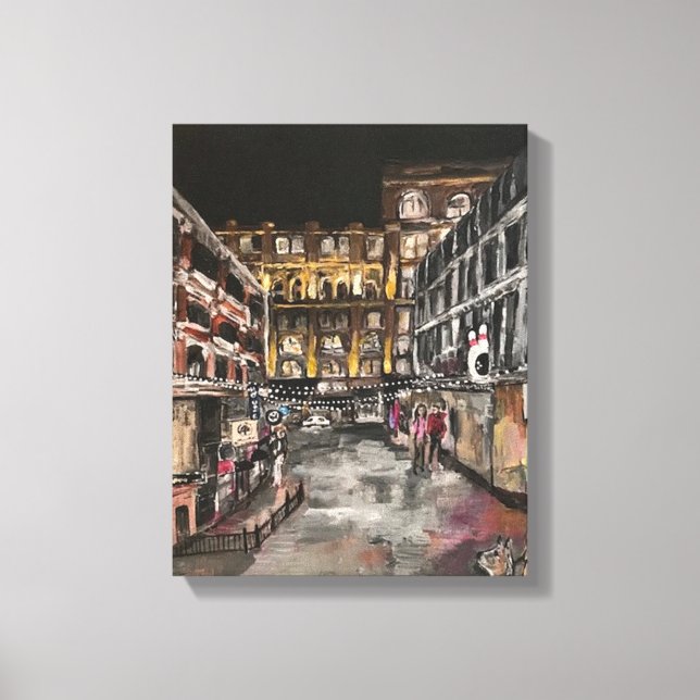 "East 4th Street Moment" Cleveland, Ohio Canvas Print (Front)