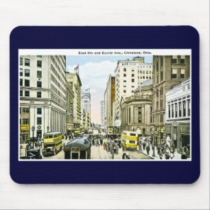 East 9th and Euclid Avenue, Cleveland, Ohio Mouse Pad