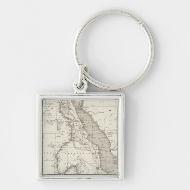 East Africa Map Keychain (Front)