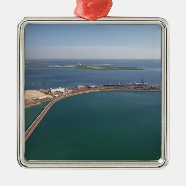 East Arm Port, Darwin Harbour Metal Ornament (Front)