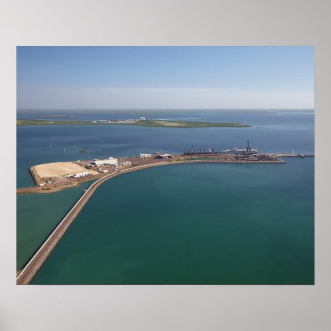East Arm Port, Darwin Harbour Poster (Front)