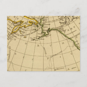 East Asia, West North America Postcard