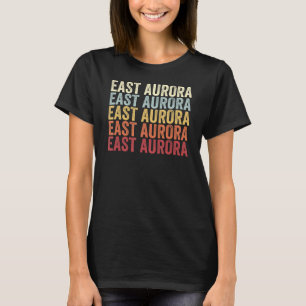 East Aurora New York East Aurora NY Retro Vintage T-Shirt