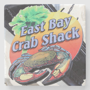 East Bay Crab Shack Charleston, SC. Marble Stone C Coaster