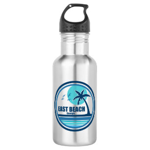 East Beach Georgia Palm Tree Birds 532 Ml Water Bottle