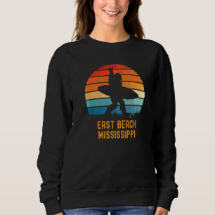 East Beach Mississippi Sasquatch Souvenir Sweatshirt