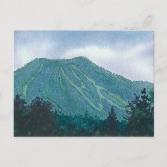 East Burke Vermont, carte postale Burke Mountain (Devant)