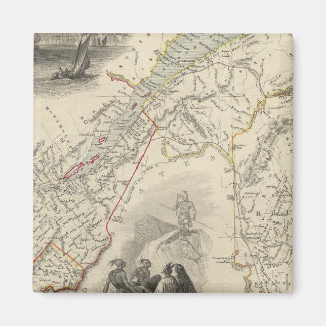 East Canada And New Brunswick Magnet (Front)