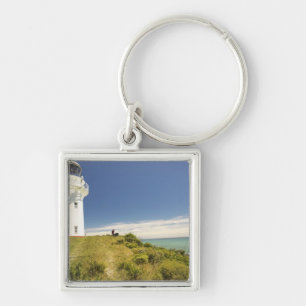 East Cape Lighthouse, Eastland, New Zealand Keychain