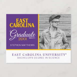East Carolina University   East Carolina Announcement Postcard