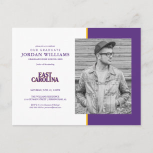 East Carolina University   East Carolina Announcement Postcard