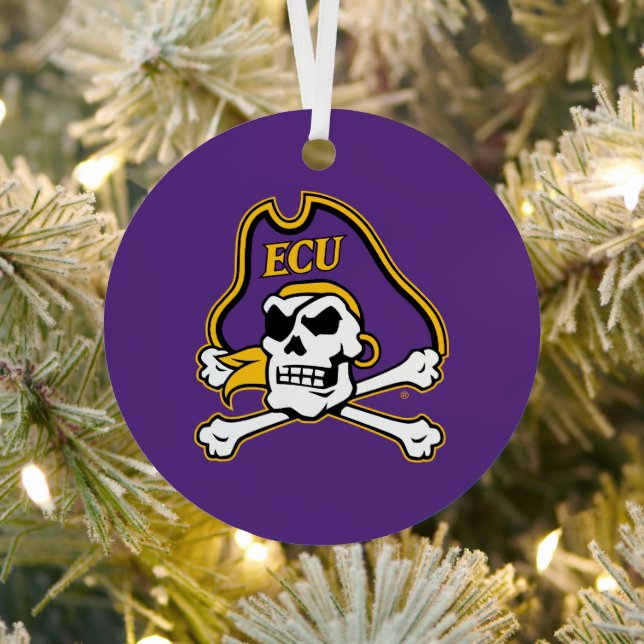 East Carolina University | ECU Pirates Metal Ornament (Insitu)