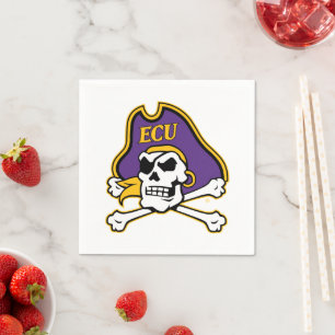 East Carolina University   ECU Pirates Napkin