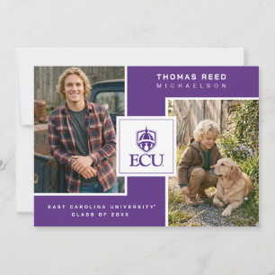 East Carolina University Graduation Invitation