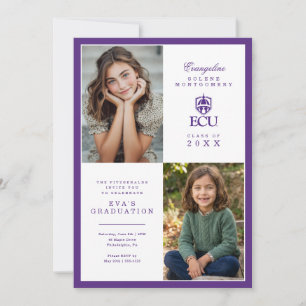 East Carolina University Graduation Invitation