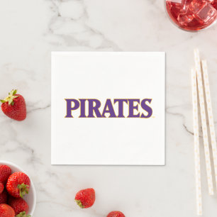 East Carolina University Pirates Napkin