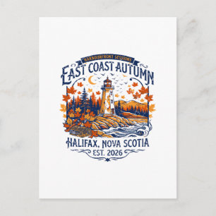 East Coast Autumn Halifax Nova Scotia Postcard