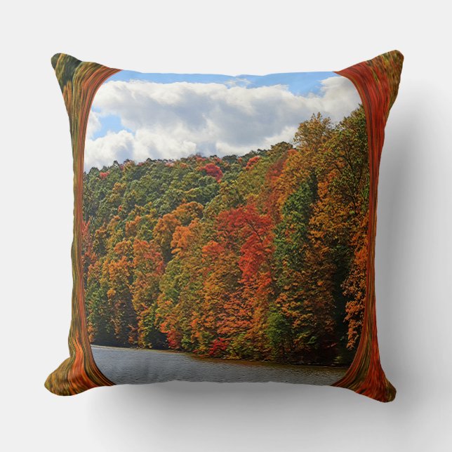 East Coast Autumn... Throw Pillow (Front)