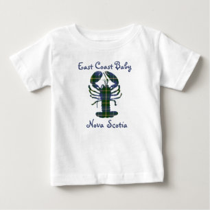 East Coast Baby Lobster Nova Scotia tartan Canada T-Shirt