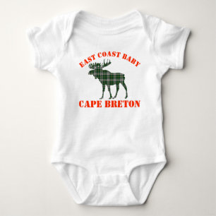 East Coast Baby moose  Cape Breton tartan shirt