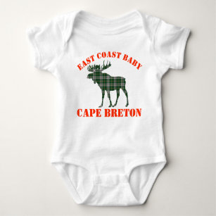 East Coast Baby moose  Cape Breton tartan shirt