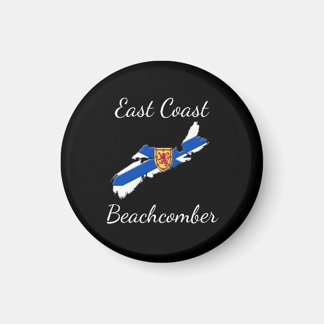 East Coast Beachcomber Nova Scotia magnet (Front)