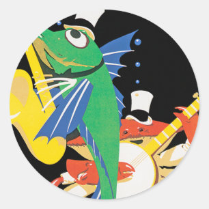 East Coast Frolics Classic Round Sticker