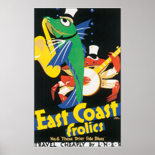 East Coast Frolics Poster