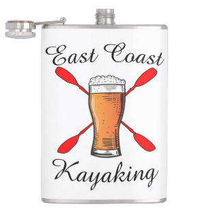East Coast Kayaking est IPA beer hip flask