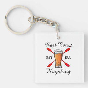 East Coast Kayaking est IPA beer key chain