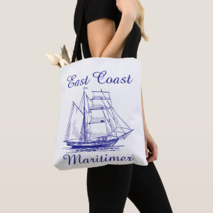 East coast Maritimer sailing ship nautical bag