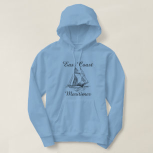 East coast Maritimer sailing ship nautical hoodie